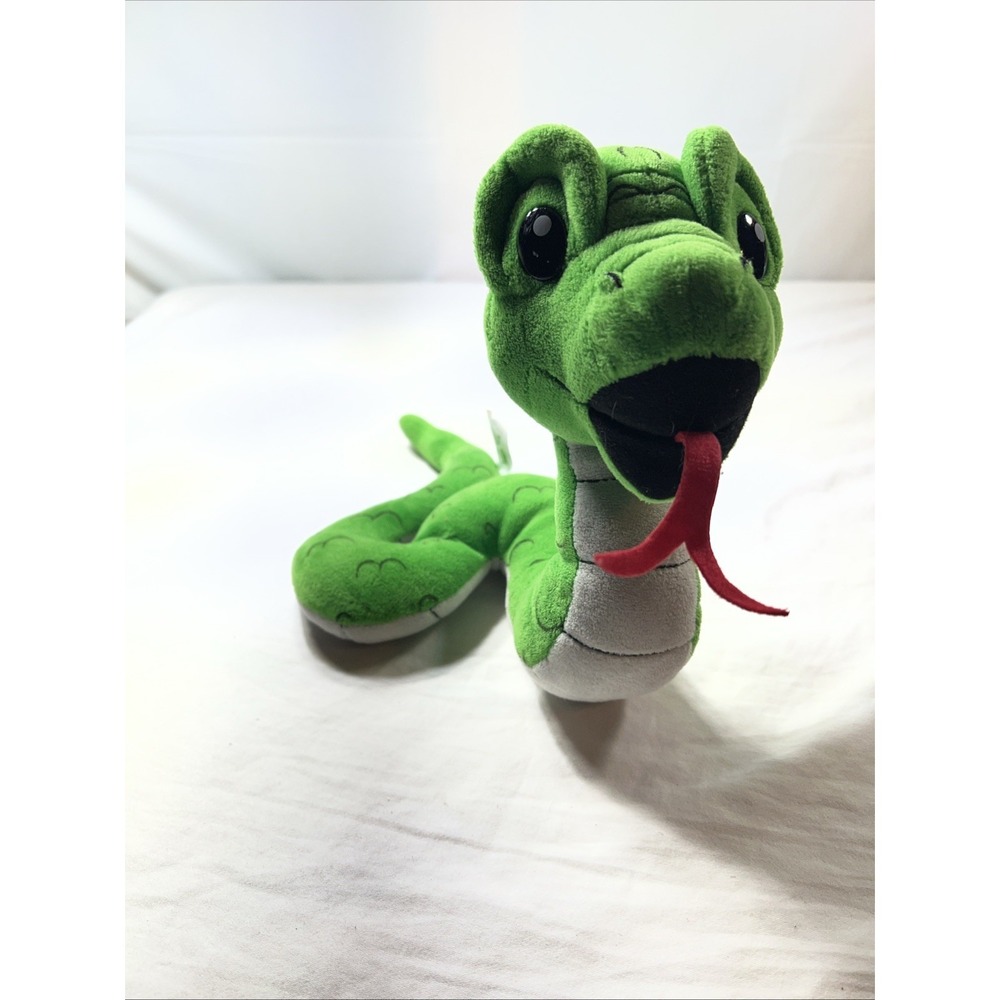 Universal Studios Slytherin Harry Potter Emblem Plush Snake Stuffed Animal B14